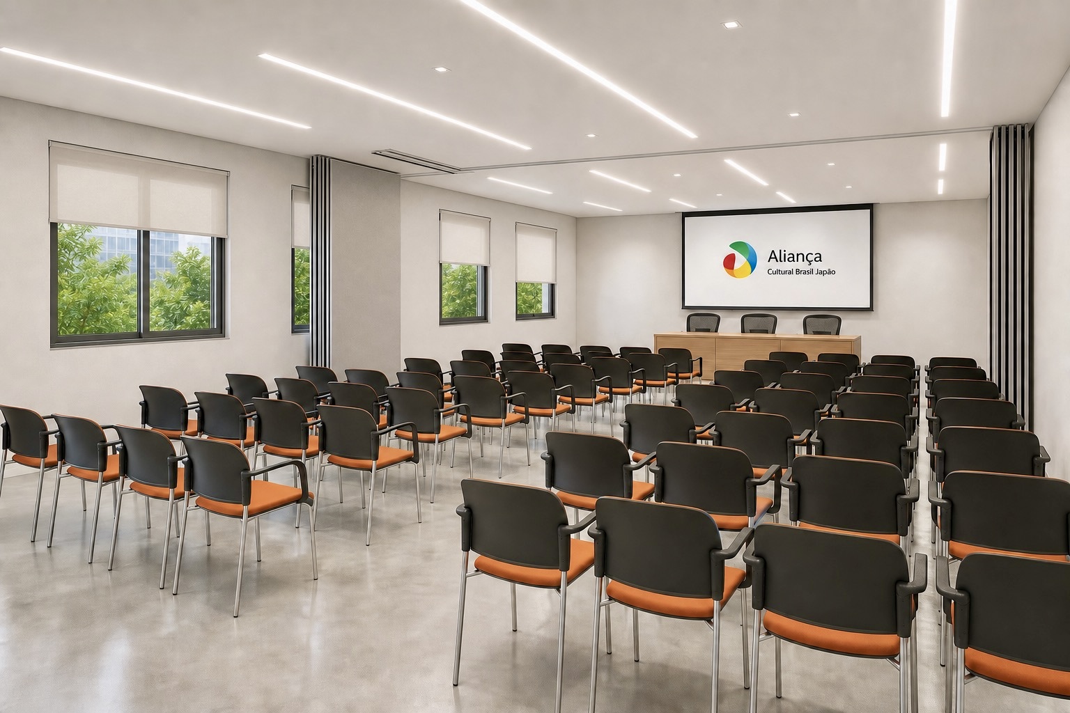 R&A Arquitetura / Projetos / Comerciais / Aliança Cultural Brasil Japão