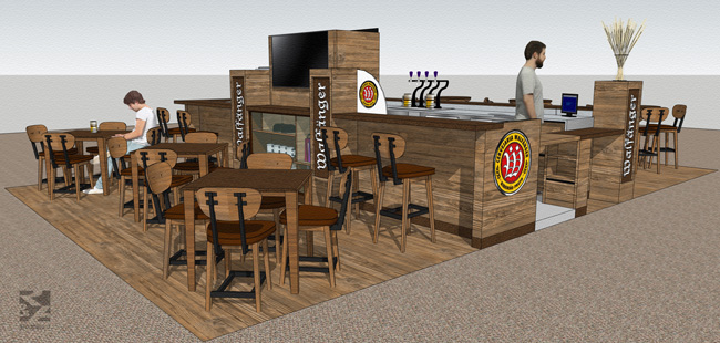 Quiosque Cerveja Artesanal Ribeirão Shopping Projeto R&A